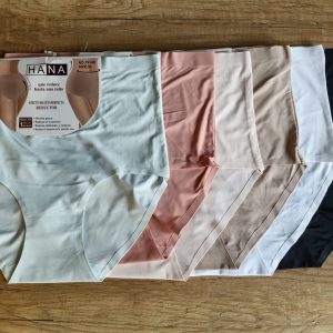 Majtki damskie – Figi bezszwowe z wysokim stanem laserowo cięte plus size HANA 79146